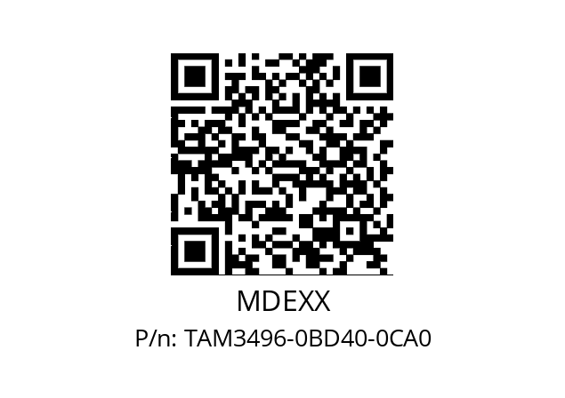   MDEXX TAM3496-0BD40-0CA0