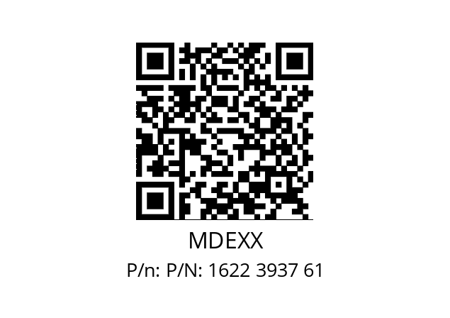   MDEXX P/N: 1622 3937 61