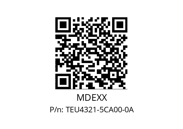   MDEXX TEU4321-5CA00-0A