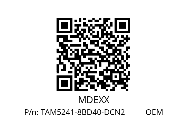   MDEXX TAM5241-8BD40-DCN2          OEM