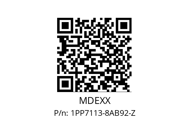   MDEXX 1PP7113-8AB92-Z