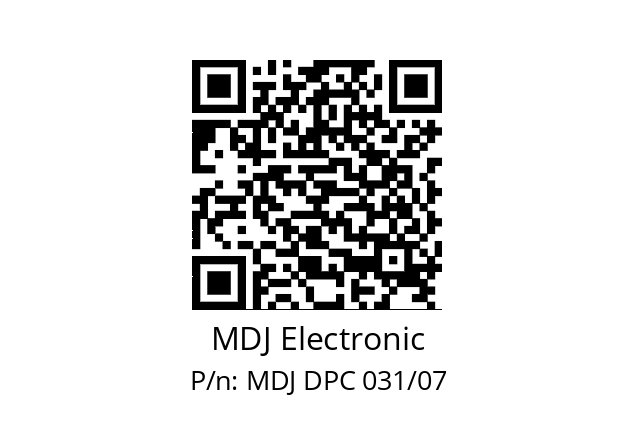 Module  MDJ Electronic MDJ DPC 031/07