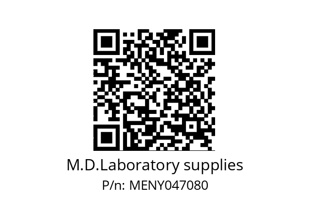   M.D.Laboratory supplies MENY047080