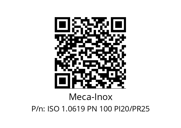   Meca-Inox ISO 1.0619 PN 100 PI20/PR25