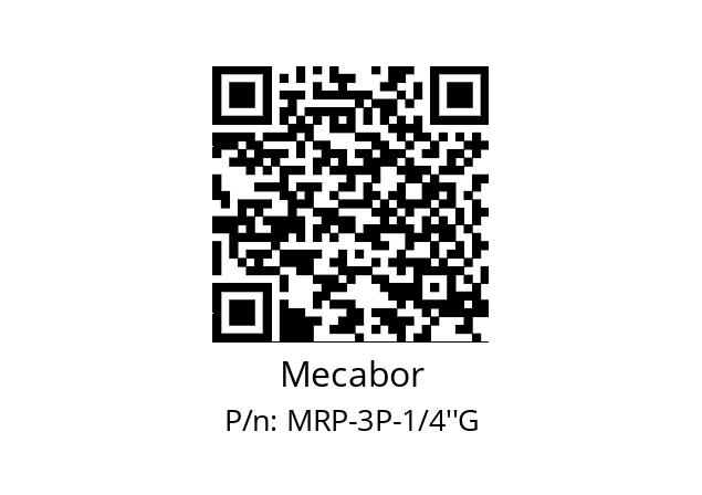   Mecabor MRP-3P-1/4''G