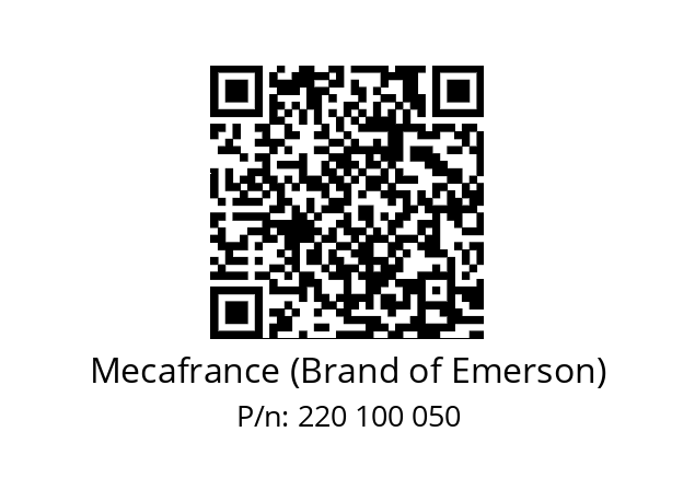   Mecafrance (Brand of Emerson) 220 100 050