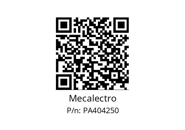   Mecalectro PA404250