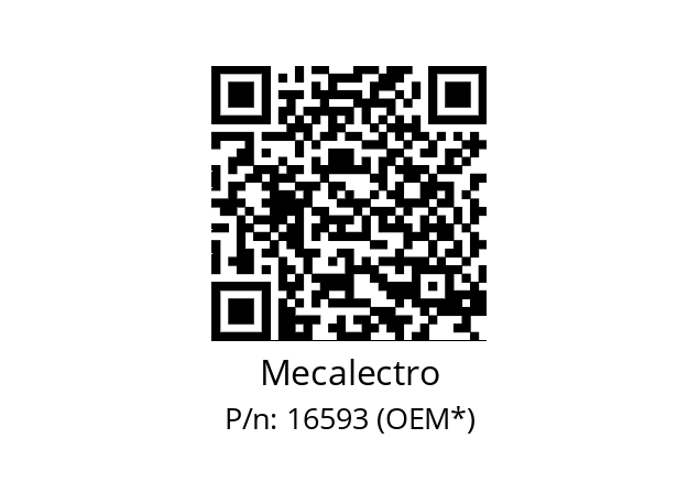   Mecalectro 16593 (OEM*)