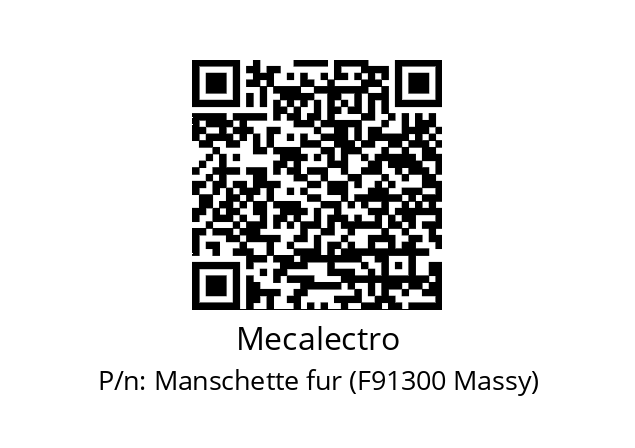   Mecalectro Manschette fur (F91300 Massy)