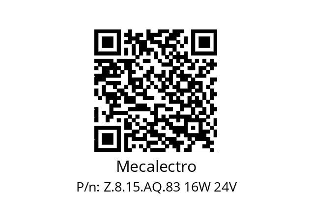   Mecalectro Z.8.15.AQ.83 16W 24V