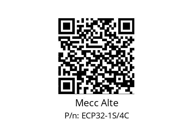   Mecc Alte ECP32-1S/4C