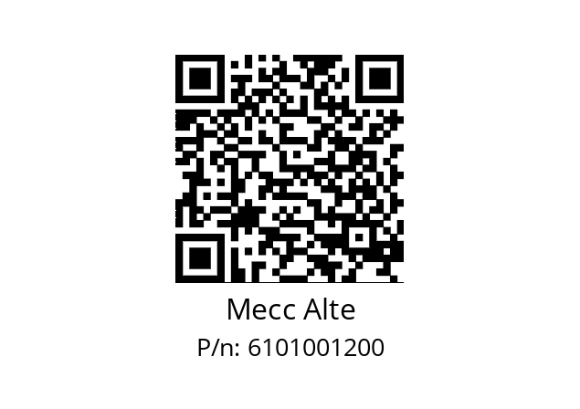   Mecc Alte 6101001200