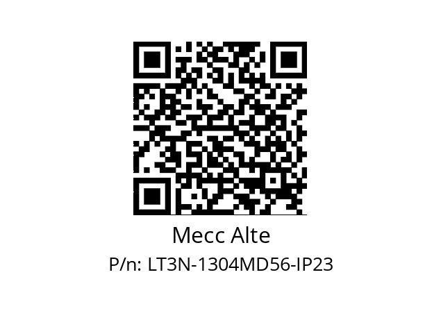   Mecc Alte LT3N-1304MD56-IP23