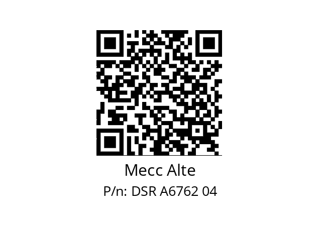   Mecc Alte DSR A6762 04