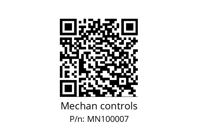   Mechan controls MN100007