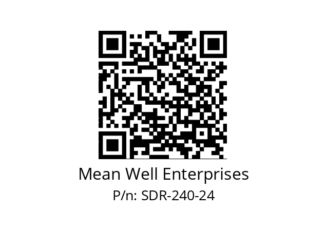   Mean Well Enterprises SDR-240-24