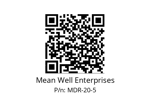   Mean Well Enterprises MDR-20-5