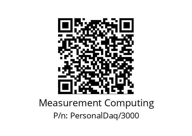   Measurement Computing PersonalDaq/3000