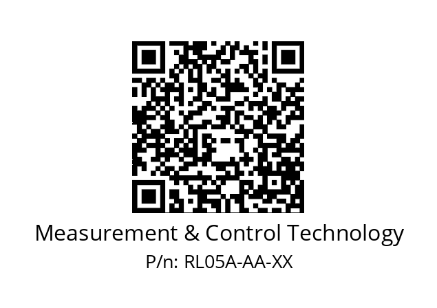   Measurement & Control Technology RL05A-AA-XX