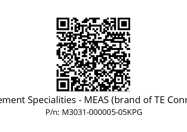   Measurement Specialities - MEAS (brand of TE Connectivity) M3031-000005-05KPG