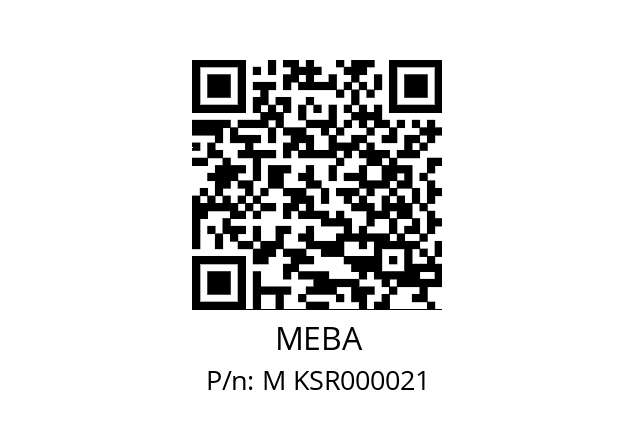   MEBA M KSR000021