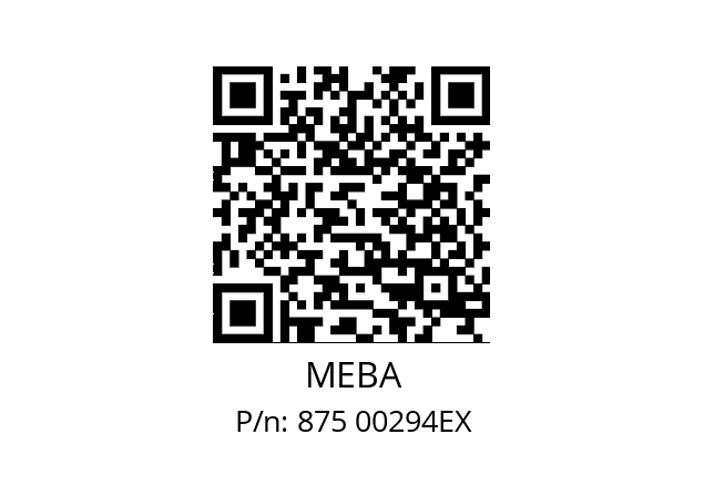   MEBA 875 00294EX