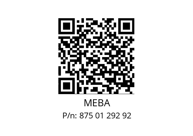   MEBA 875 01 292 92