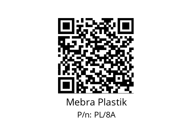   Mebra Plastik PL/8A