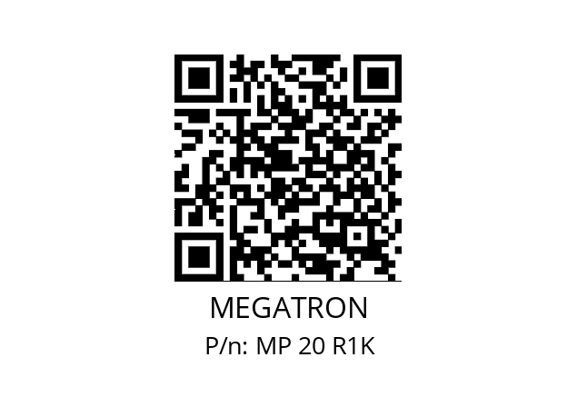   MEGATRON MP 20 R1K