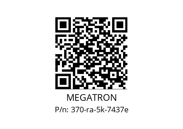   MEGATRON 370-ra-5k-7437e