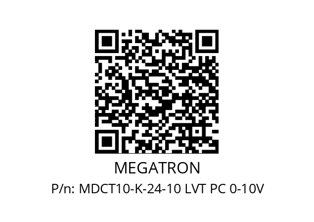   MEGATRON MDCT10-K-24-10 LVT PC 0-10V