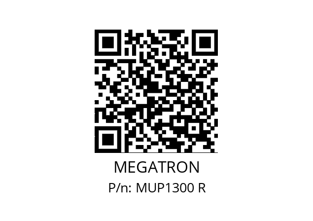   MEGATRON MUP1300 R