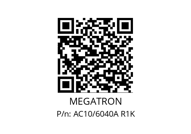   MEGATRON AC10/6040A R1K