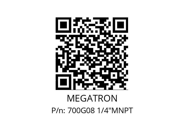   MEGATRON 700G08 1/4"MNPT