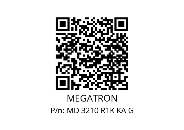   MEGATRON MD 3210 R1K KA G