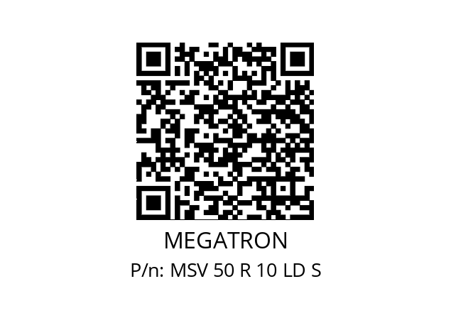   MEGATRON MSV 50 R 10 LD S