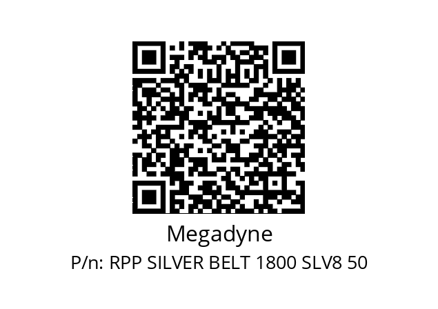   Megadyne RPP SILVER BELT 1800 SLV8 50