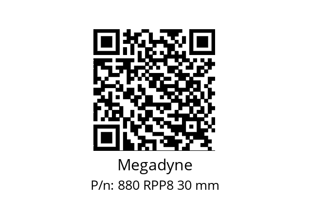   Megadyne 880 RPP8 30 mm