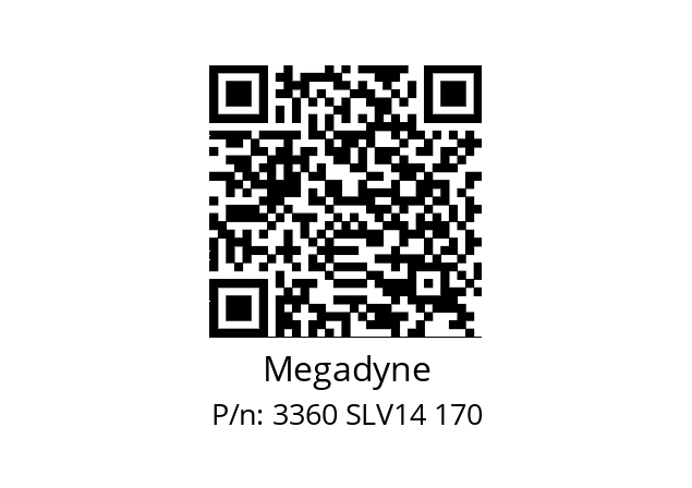   Megadyne 3360 SLV14 170