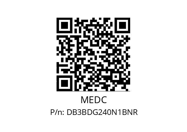   MEDC DB3BDG240N1BNR