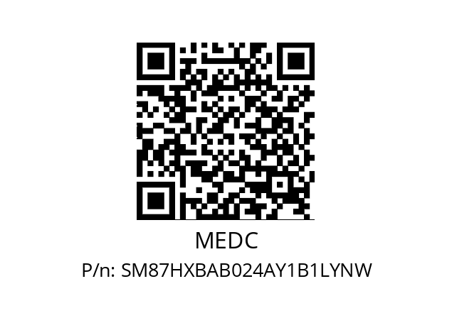   MEDC SM87HXBAB024AY1B1LYNW