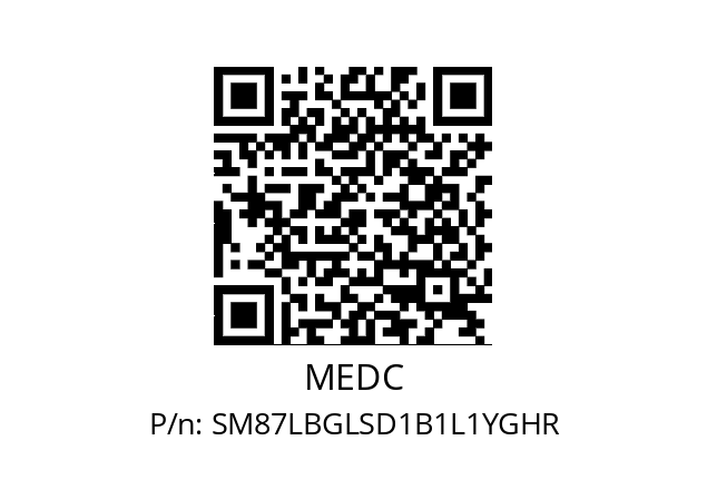   MEDC SM87LBGLSD1B1L1YGHR