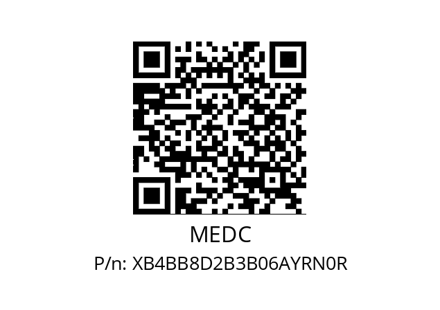   MEDC XB4BB8D2B3B06AYRN0R