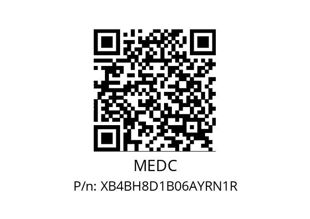   MEDC XB4BH8D1B06AYRN1R