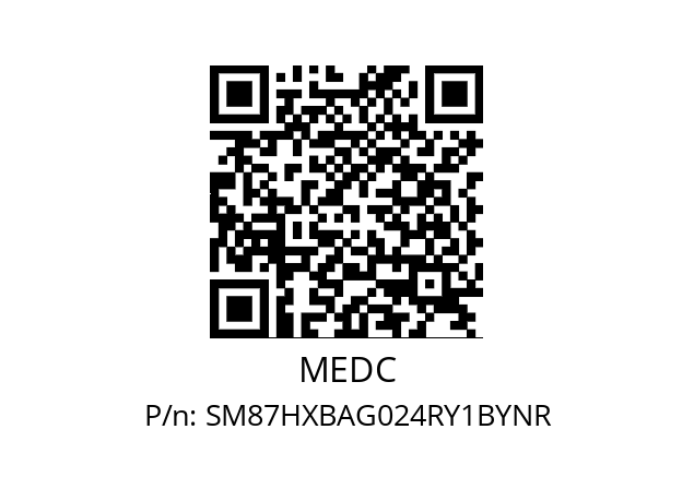   MEDC SM87HXBAG024RY1BYNR