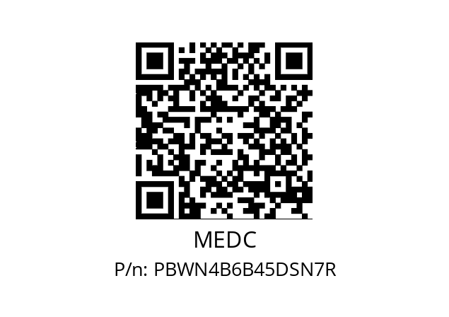   MEDC PBWN4B6B45DSN7R