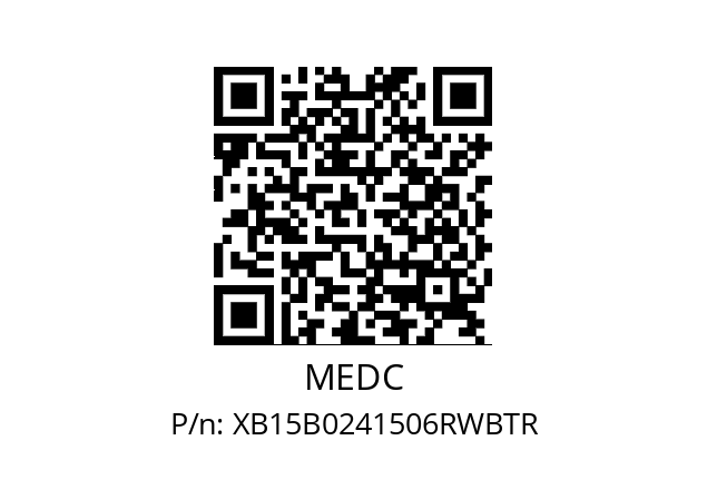   MEDC XB15B0241506RWBTR