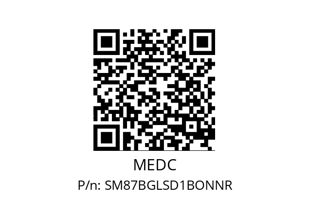   MEDC SM87BGLSD1BONNR