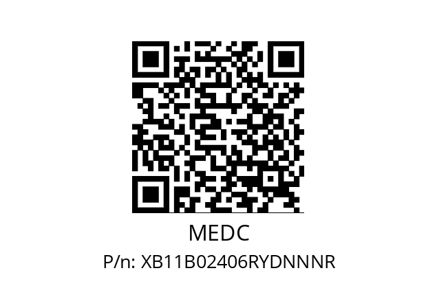   MEDC XB11B02406RYDNNNR