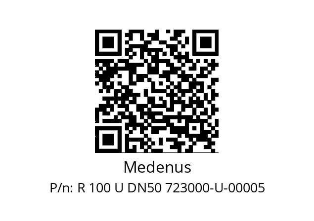   Medenus R 100 U DN50 723000-U-00005